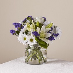 The FTD Beyond Blue Bouquet from Krupp Florist, your local Belleville flower shop